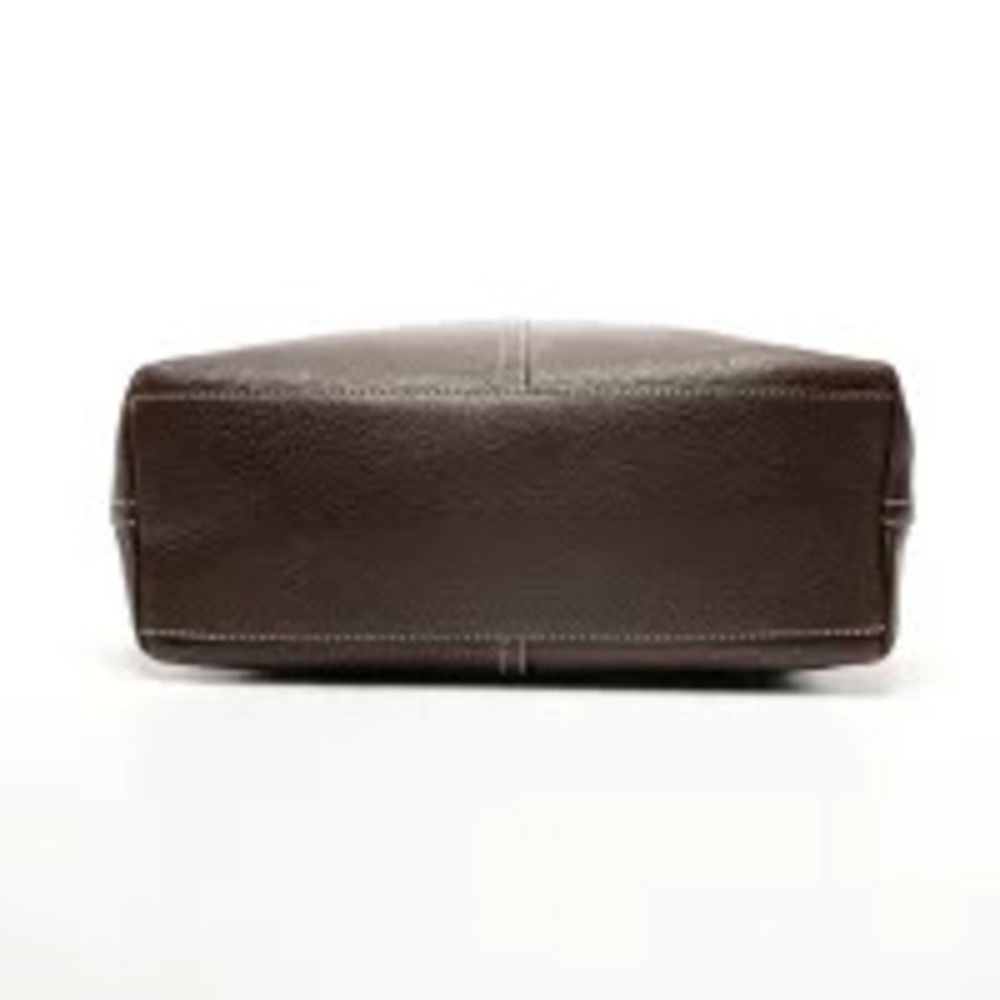 Prada Leather One Shoulder Hobo Bag Brown - Picture 7 of 11